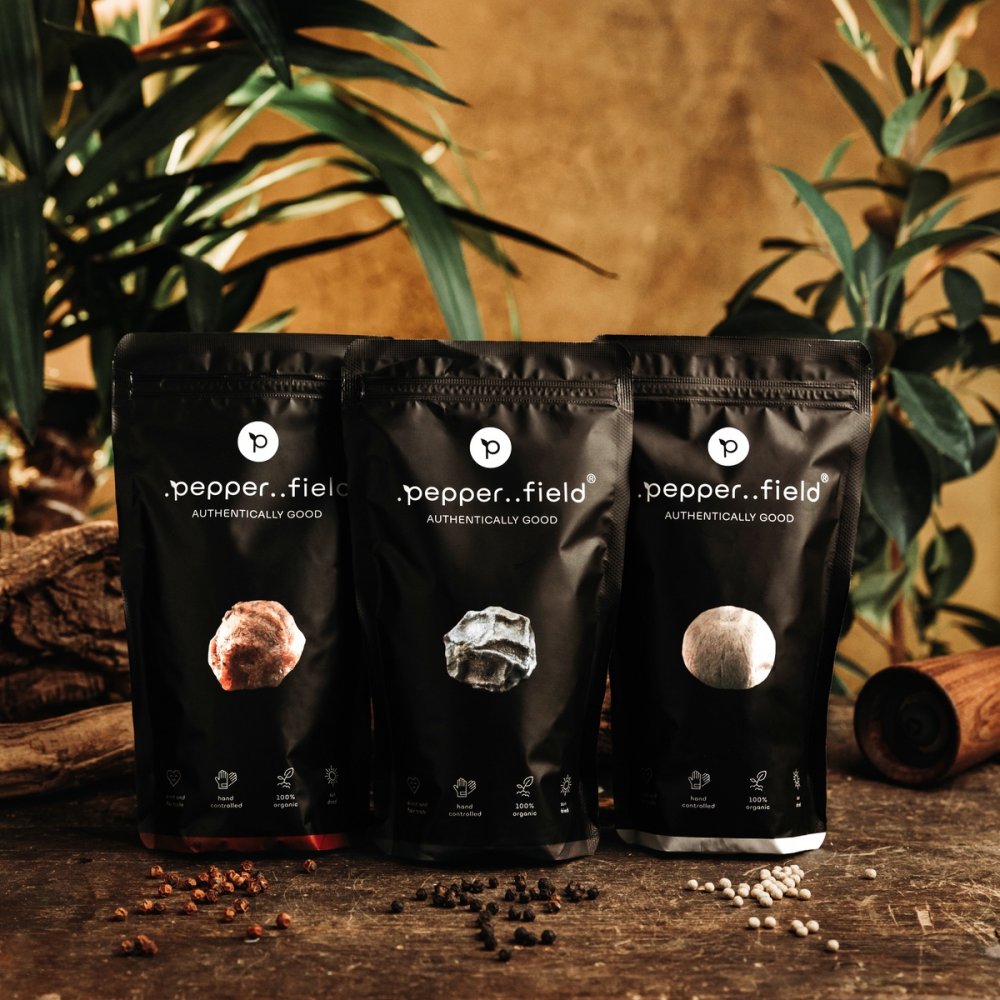 Kampot  black, red, and white pepper (3× 250 g)