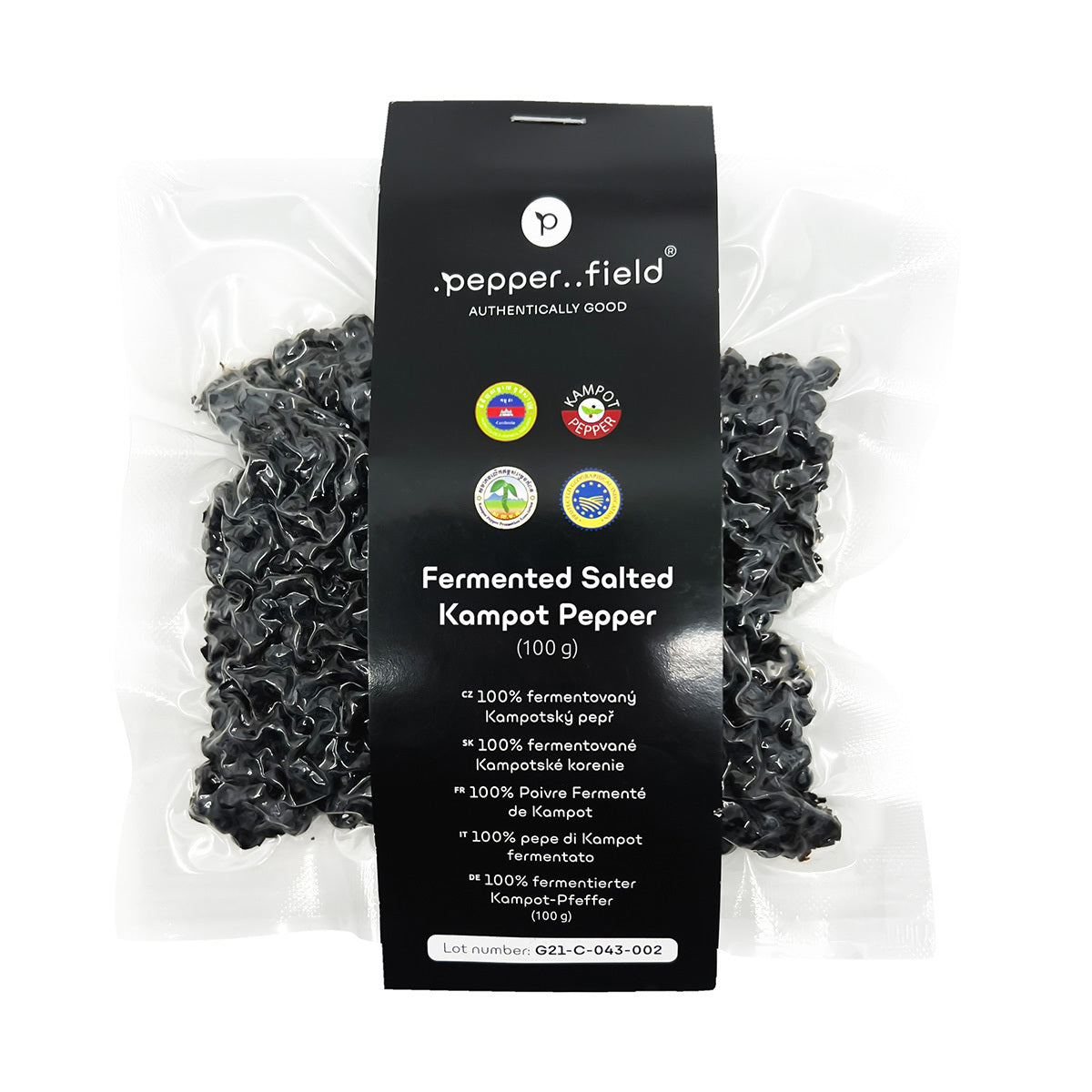 Fermented salted Kampot  pepper 100 g
