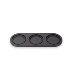 FinaMill base for 3 containers, black