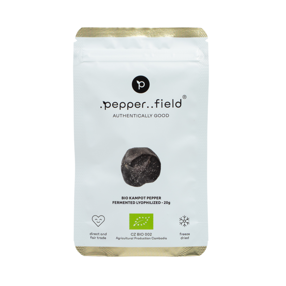 BIO Kampot  fermented, lyophilized, and salted pepper 20 g
