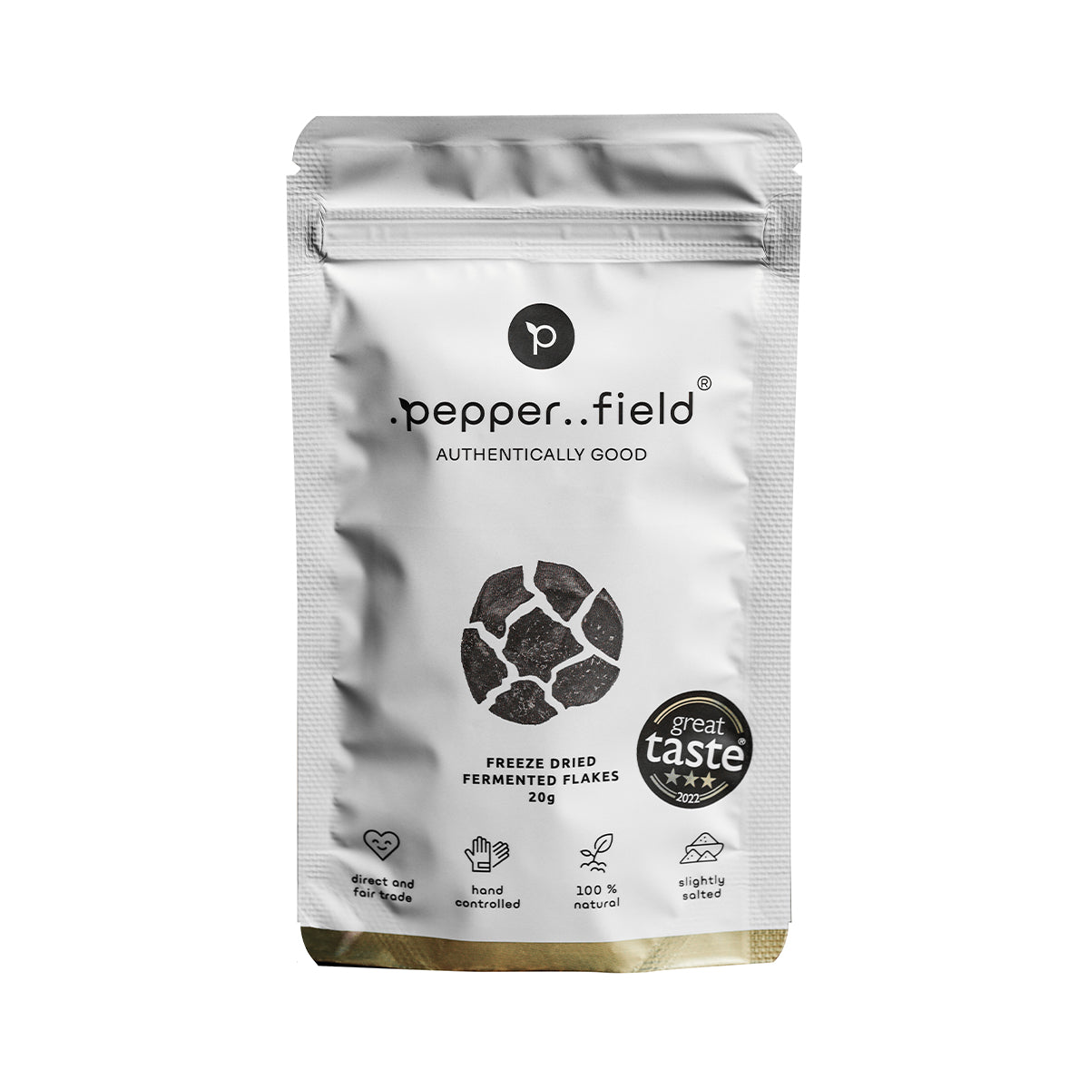 Freeze-dried flakes (Pepper Flakes) of fermented Kampot pepper 20 g