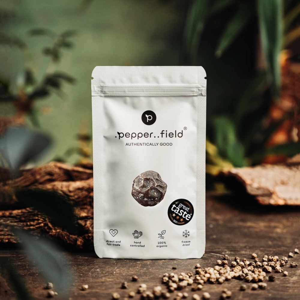 Kampot  green freeze-dried pepper with salt 20 g