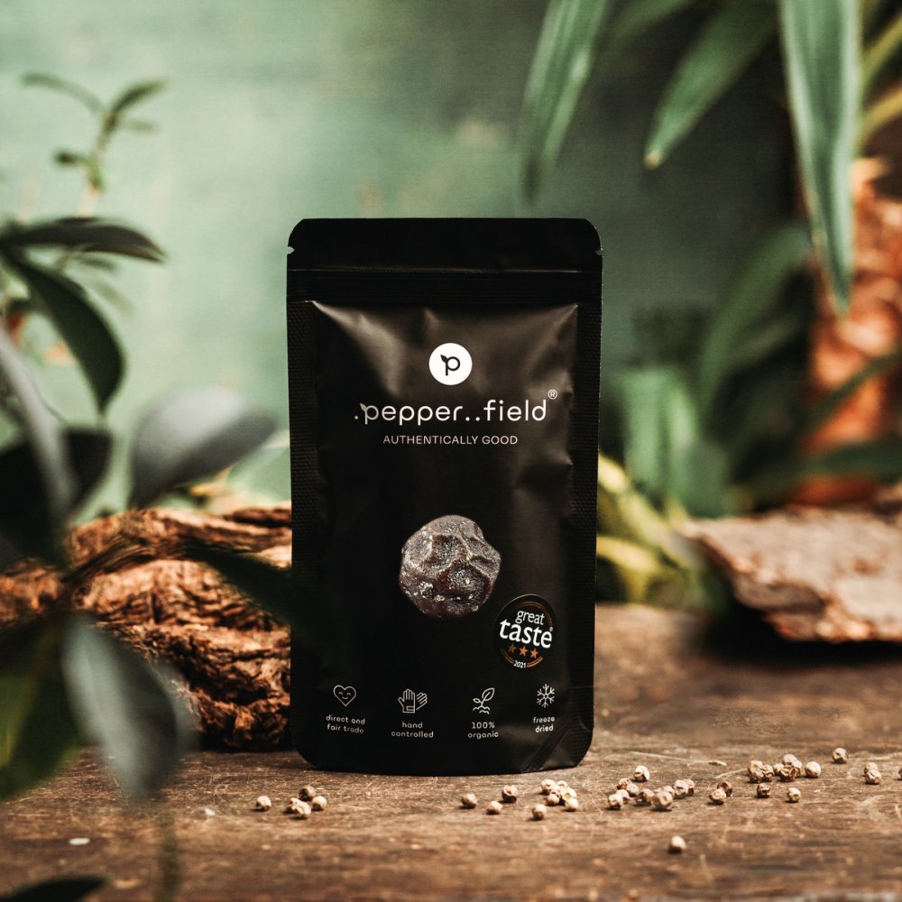 Kampot  green lyophilized pepper with salt 50 g
