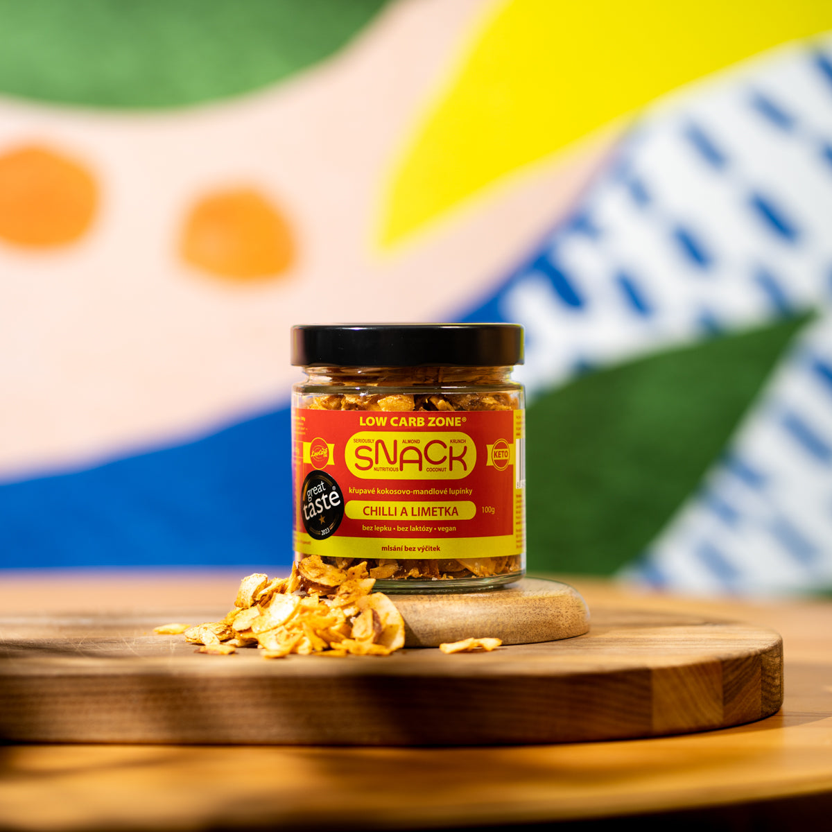 Coconut-almond chips chili and lime, 100g