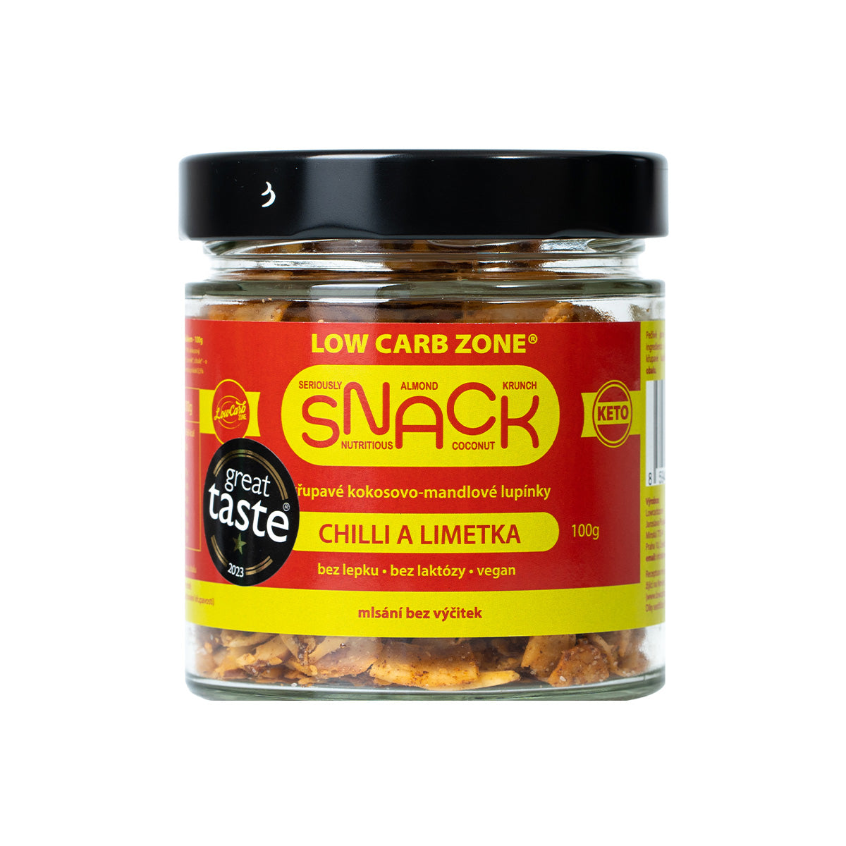 Coconut-almond chips chili and lime, 100g